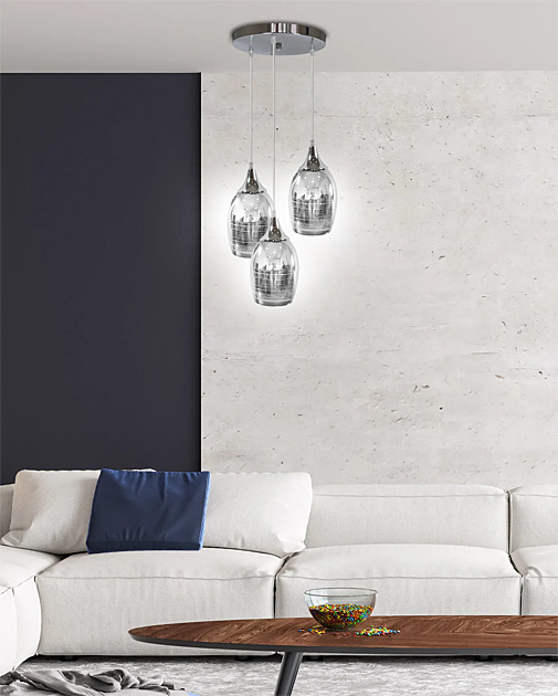 Nowoczesna potrójna lampa L817-Aurelo