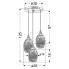Wymiary lampy D146 Nerclo
