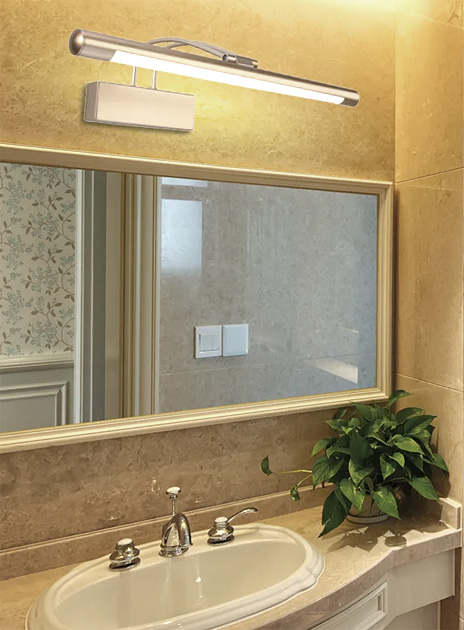 Nowoczesny kinkiet w kolorze złotym D182-Omega