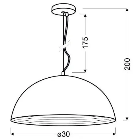 wymiary lampy D148 Tiremi