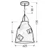wymiary lampy wiszacej D150 Efrixo