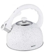 Biały elegancki czajnik z powłoką marmurową 2,6L - Hoksing 13X w sklepie Edinos.pl