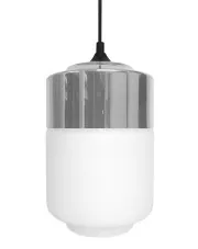 Nowoczesna chromowana lampa wisząca - D155-Bervox w sklepie Edinos.pl