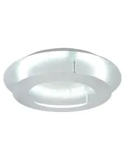 Srebrny okrągły plafon sufitowy LED 40 cm - D157-Vetrix w sklepie Edinos.pl