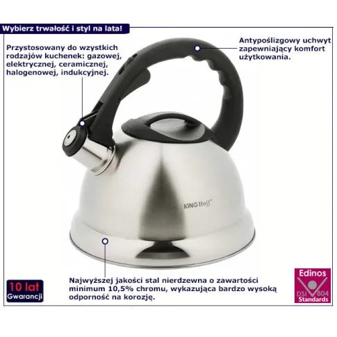 Czajnik z gwizdkiem Gorevi 9X