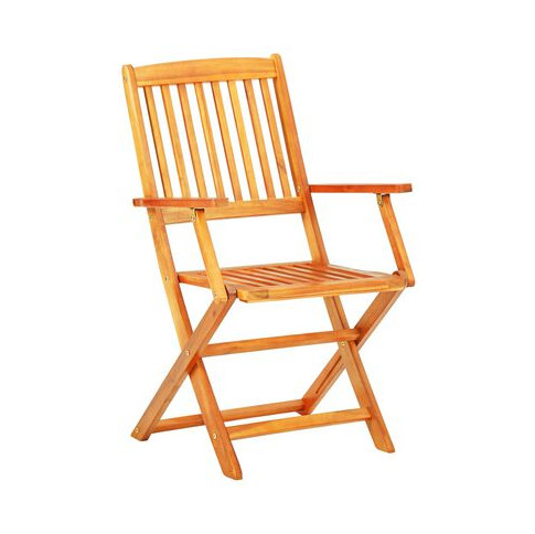 Drewniane krzesło ogrodowe z zestawu Elbor 3X