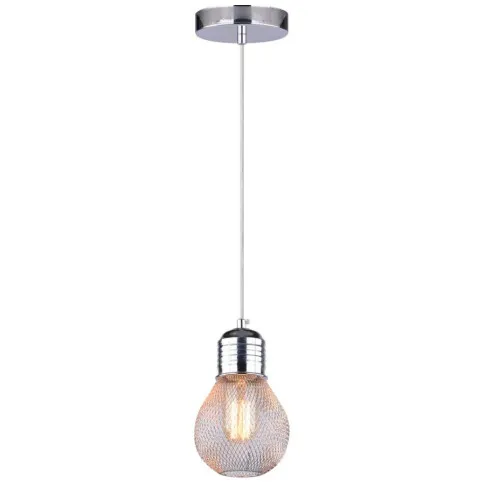 Industrialna chromowana lampa wisząca - K532-Wagy