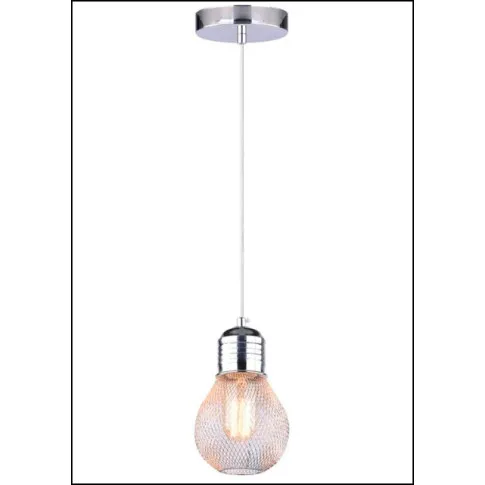 wizualizacja Industrialna chromowana lampa wisząca - K532-Wagy