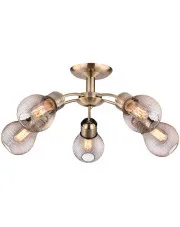 Industrialna lampa sufitowa pięcioramienna - K535-Wagy w sklepie Edinos.pl