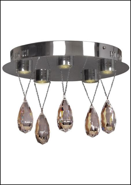 Lampa sufitowa w stylu glamour - O484-Levana