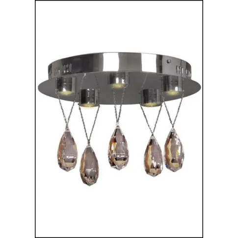 wizualizacja Lampa sufitowa glamour z kryształkami - K538-Sabul
