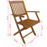 wymiary krzesła z zestawu mebli ogrodowych Gemini