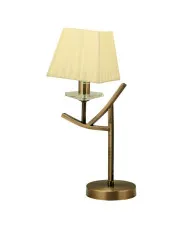 Lampa stołowa z żółtym abażurem - K543-Vabno w sklepie Edinos.pl
