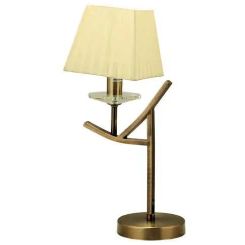Lampa stołowa z żółtym abażurem - K543-Vabno
