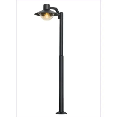 Czarna nowoczesna lampa D165-Ebra