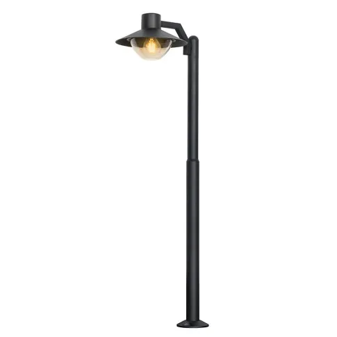 Czarna lampa stojąca D165-Ebro