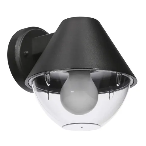 Czarny loftowy kinkiet zewnętrzny D166-Zilmis