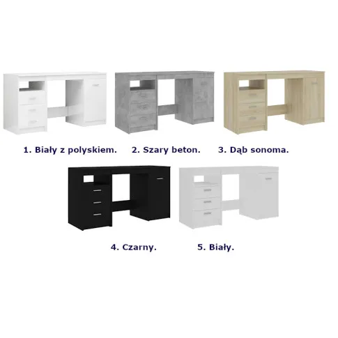 Kolory biurka Caserta