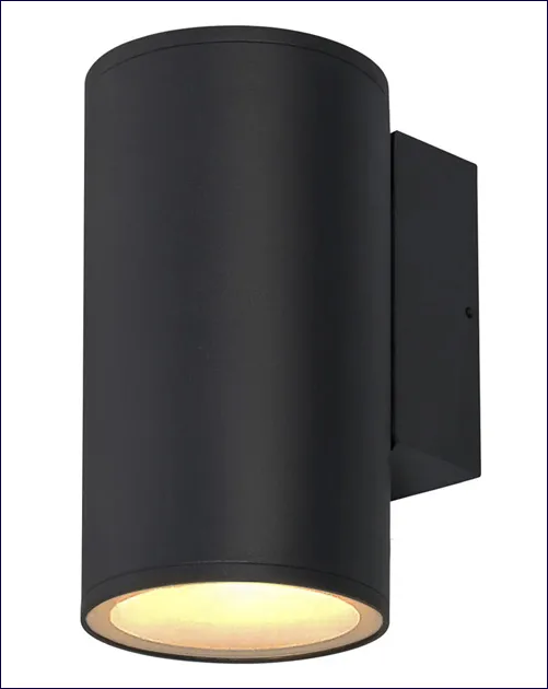 Czarny metalowy kinkiet zewnętrzny D168-Cexo