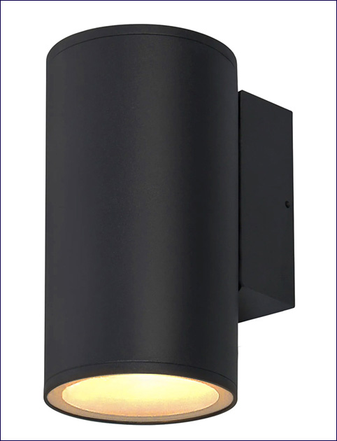 Czarny kinkiet ogrodowy D177-C