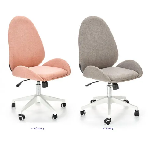 Szczegółowe zdjęcie nr 6 produktu Różowe krzesło biurowe dla dzieci - Fugi