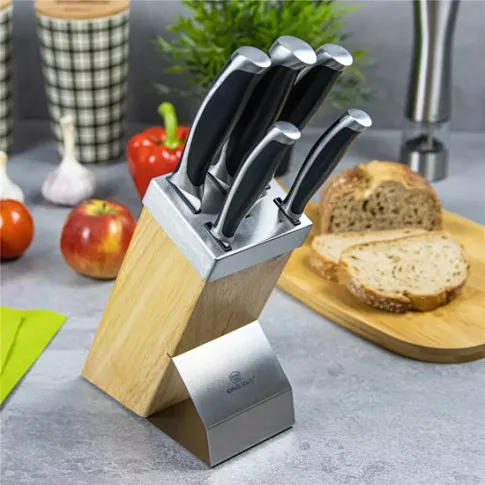 Prezentacja zestawu stalowych noży Liviur 8X