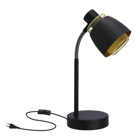 Czarna lampka biurkowa D184 Fizex