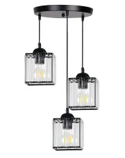 Nowoczesna potrójna lampa wisząca - D194-Resi w sklepie Edinos.pl