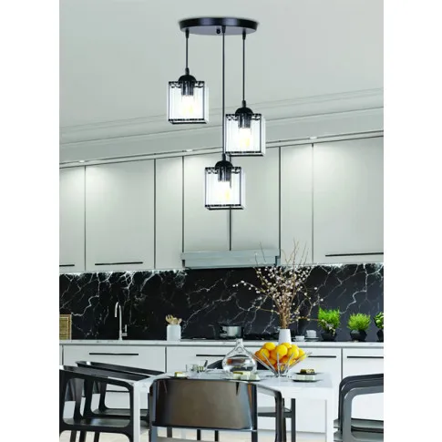Wizualizacja wnetrza z lampa D194 Resi