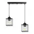 Czarna podwójna lampa wiszący D192-Resi