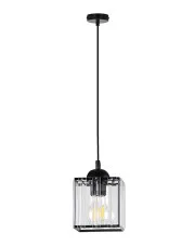 Nowoczesna pojedyncza lampa wisząca - D191-Resi w sklepie Edinos.pl