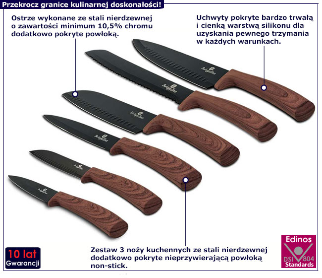 Komplet noży Viana 11X 
