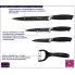 3 sztuki stalowych noży z obieraczką Odefi 5X