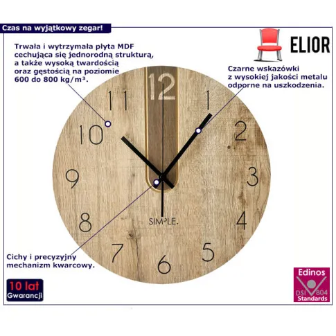 Okrągłe lustro ścienne Nevris 4X