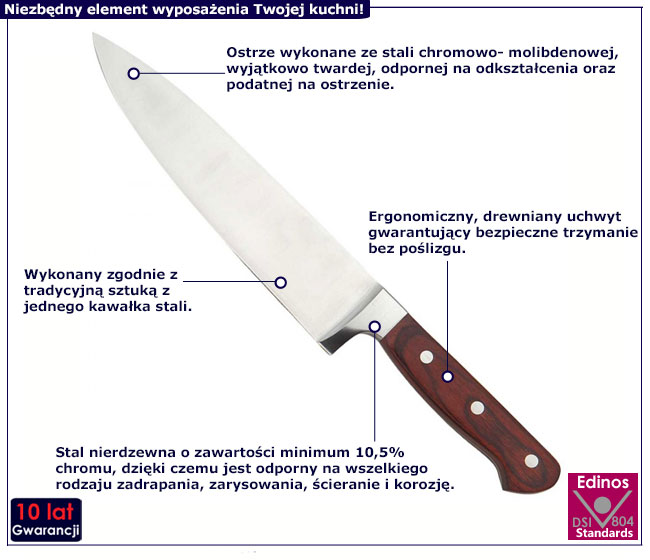 Klasyczny nóż Onzo 3X