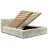 Kremowe łóżko Celonis