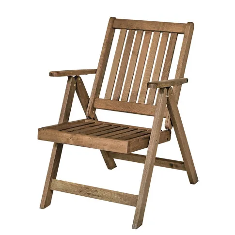 Drewniane rozkładane krzesło Pectro