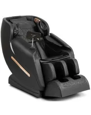 Czarny masujący fotel z funkcją Zero Gravity - Hatino w sklepie Edinos.pl