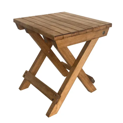 Drewniany taboret składany Eves