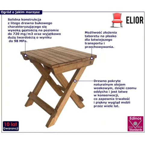 Taboret ogrodowy Eves