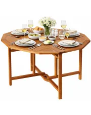 Drewniany składany stół ogrodowy - Softi w sklepie Edinos.pl