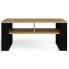 Prostokątny stolik kawowy Suri 6X dąb artisan + czarny