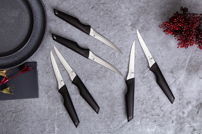 Prezentacja noży Paello 5X czarny
