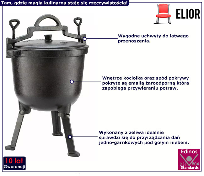 Kociołek 10L Vana 3X