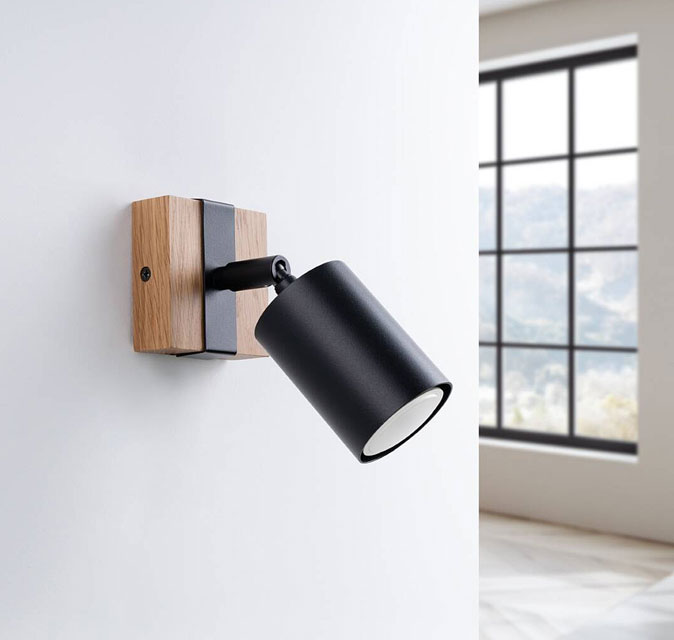 Industrialny skandynawski kinkiet punktowy tuba A581-Zevo