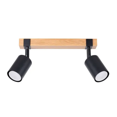 Lampa sufitowa reflektorowa z 2 kloszami A578-Okles