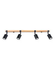 Czteropunktowa listwa sufitowa spoty loft - A580-Okles w sklepie Edinos.pl