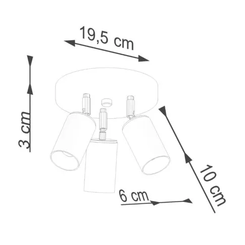 Wymiary oprawy A572-Wezo