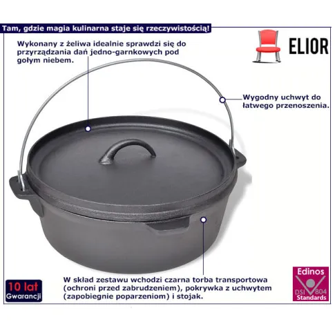 Kociołek myśliwski z akcesoriami Werixo 7X