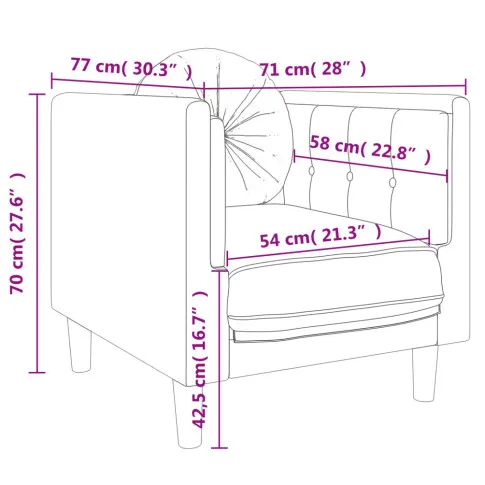 wymiary zółtej nowoczesnej sofy  Erim 3X